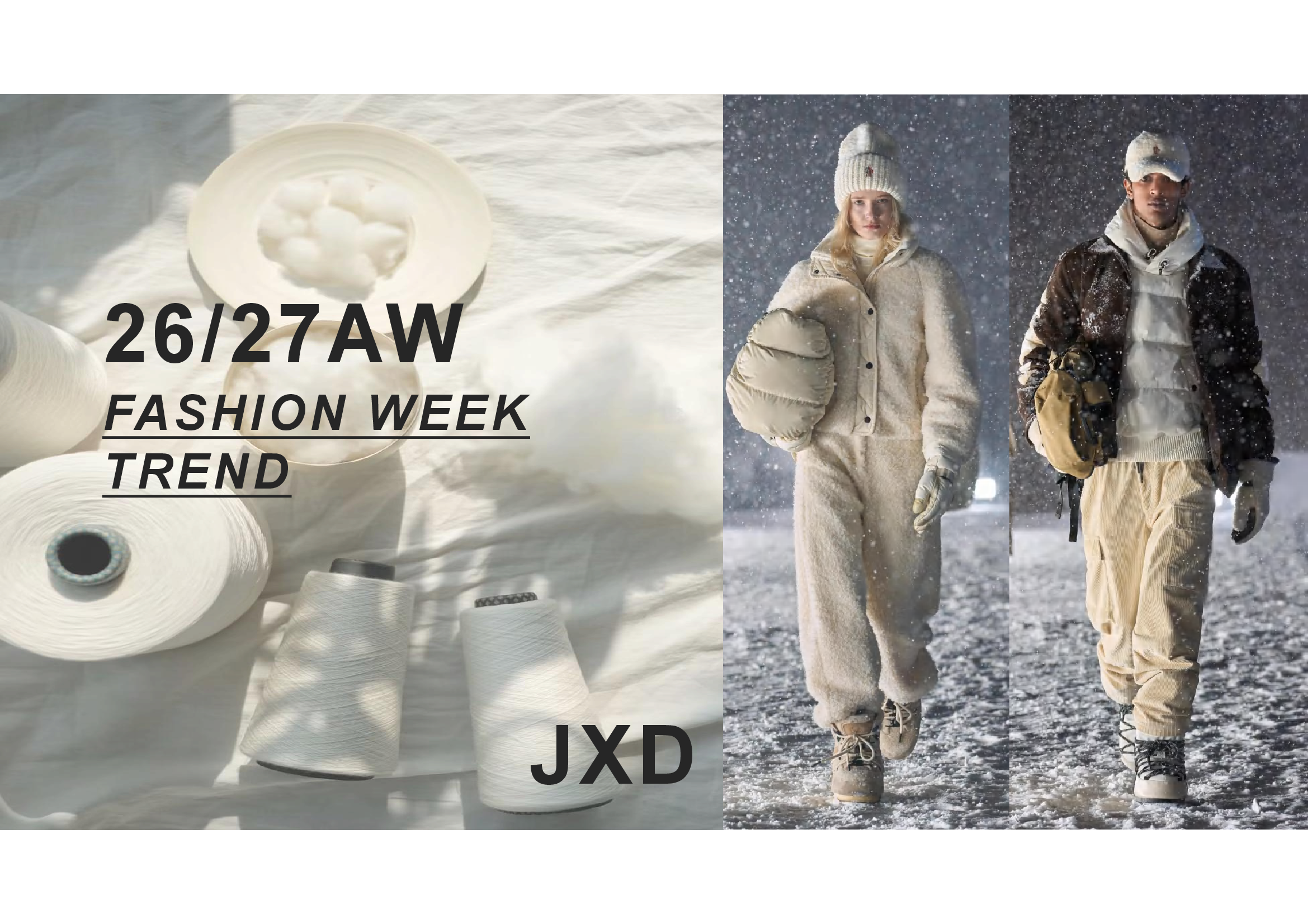 TEND&Ecirc;NCIA DA SEMANA DE MODA JXD AW26/27