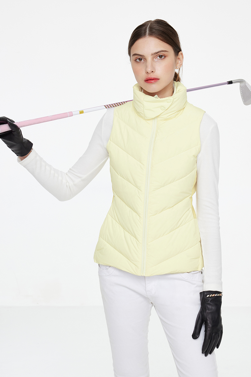 Mulierum Quilted Vestis, EXERCITATIO Sta Collarem leve Vestis