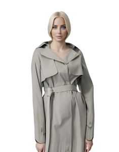 Trench lungo da donna impermeabile ed elegante