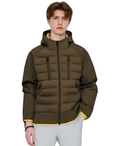 Leichte, stilvolle Herrenjacke aus gemischtem Nylon