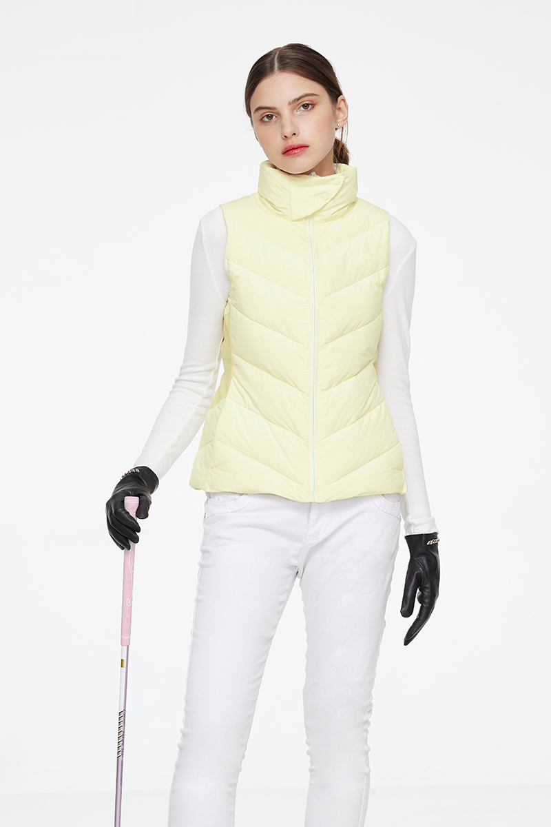 Mulierum Quilted Vestis, EXERCITATIO Sta Collarem leve Vestis