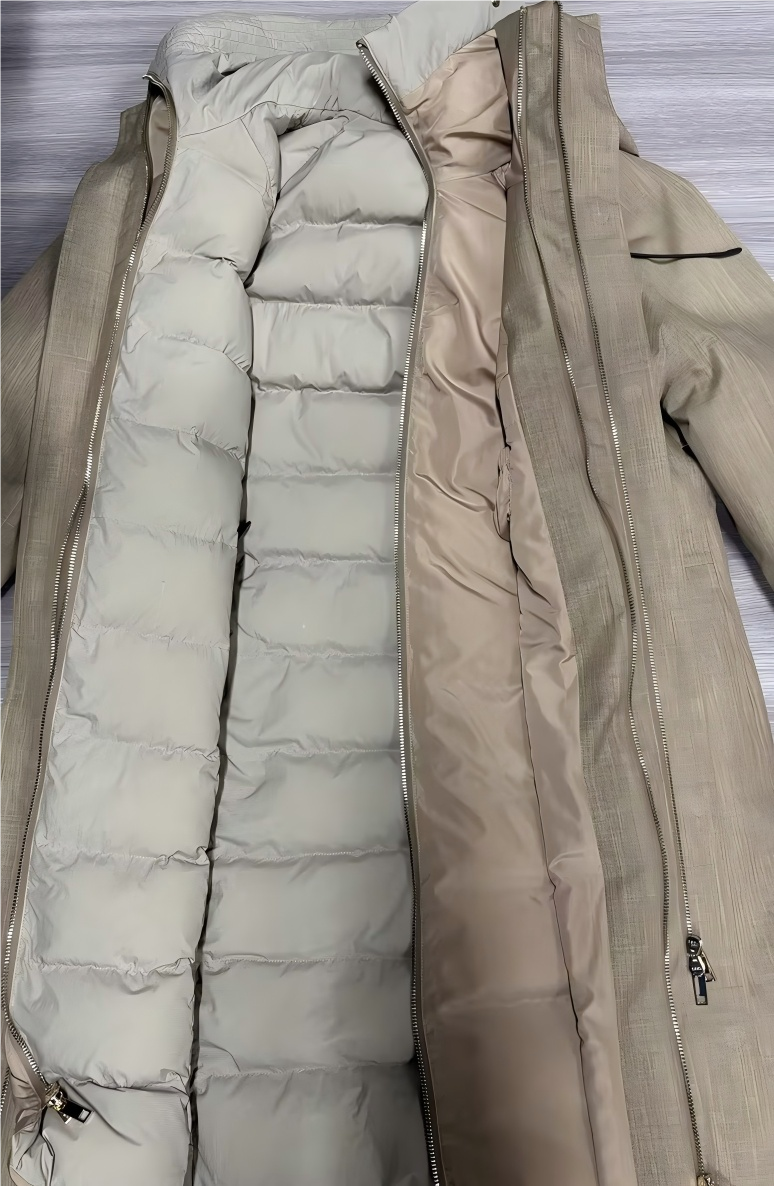Elegante jaqueta masculina imperme&aacute;vel e quente 3 em 1